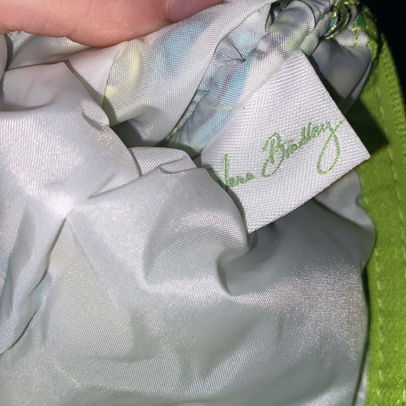 Vera Bradley makeup case small compact bag with zipper closure - Picture 6 of 7